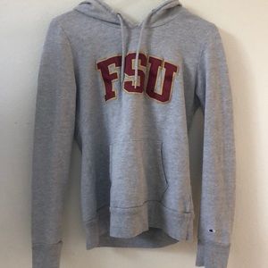 Grey FSU Champion Hoodie